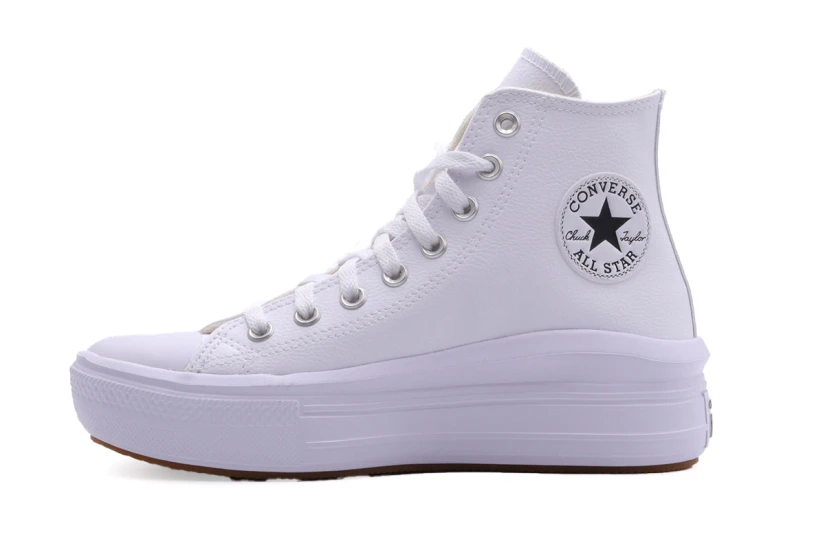 Converse Chuck Taylor All Star Move Leather Sneakers Λευκά