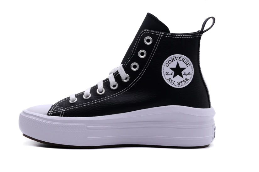 Converse Chuck Taylor All Star Move Platform Leather Sneakers
