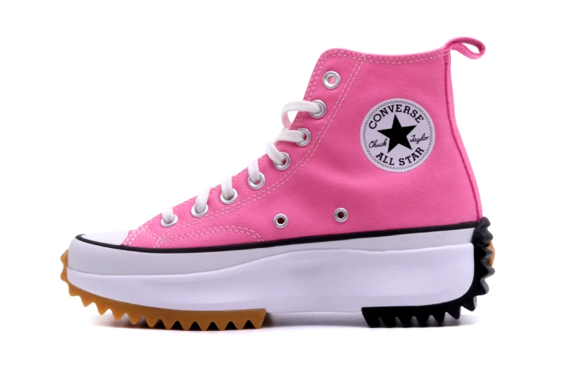 Converse Run Star Hike Hi Μποτάκια Ροζ, Λευκά