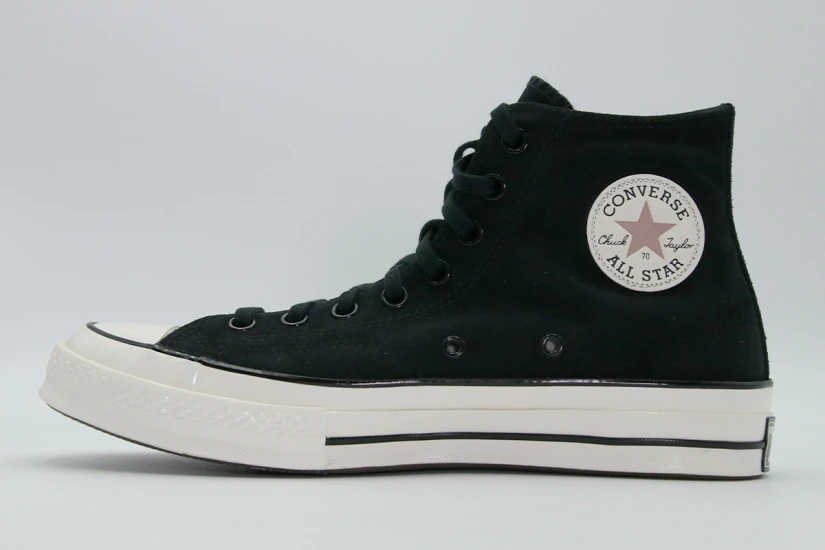 Converse Chuck 70 Hi Ανδρικά Sneakers Μαύρα, Λευκά