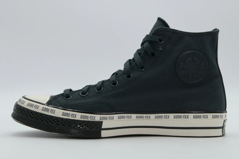Converse Chuck 70 GORE-TEX Ανδρικά Αδιάβροxα Sneakers Μαύρα, Λευκά