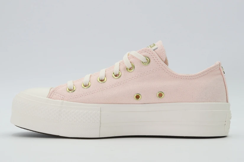 Converse Chuck Taylor All Star Lift Ox Sneakers Ροζ, Λευκά