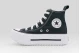 Converse Chuck Taylor All Star Lift Double Stack Platform Παιδικά Sneakers Μαύρα, Λευκά