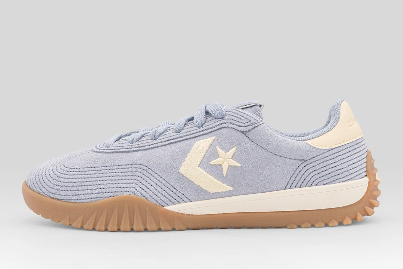 Converse Run Star Trainer Stitched Suede Sneakers Σιέλ, Εκρού, Μπεζ