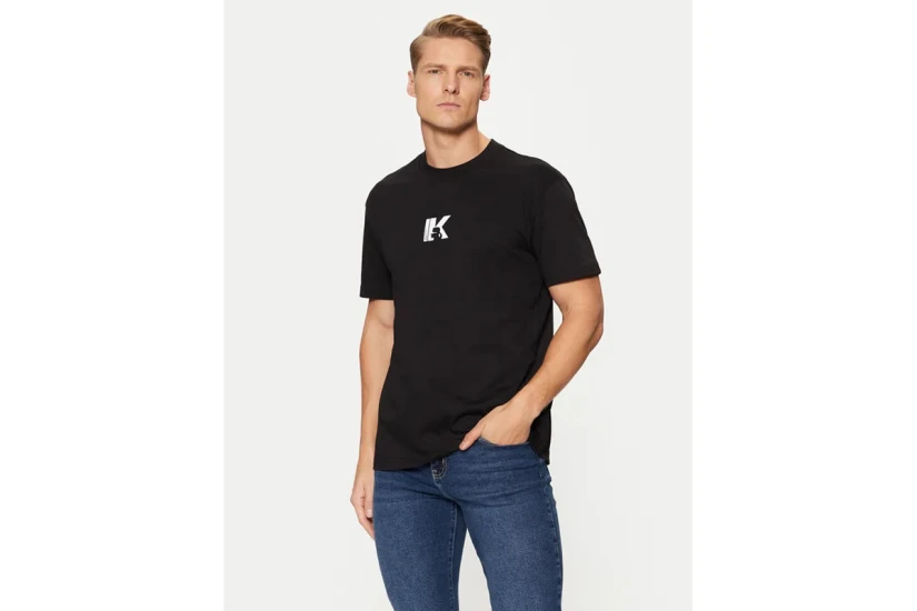 Karl Lagerfeld Ανδρικό Κοντομάνικο T-Shirt Μαύρο
