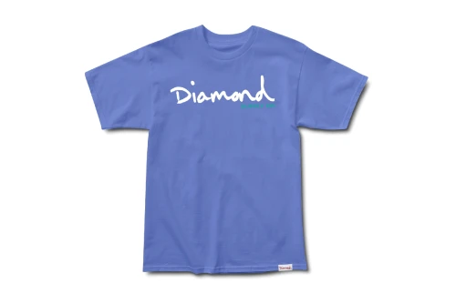 Diamond Supply Co. Og Script Overdyed Puff Print S-S Tee (A20DMPA020-BLU)