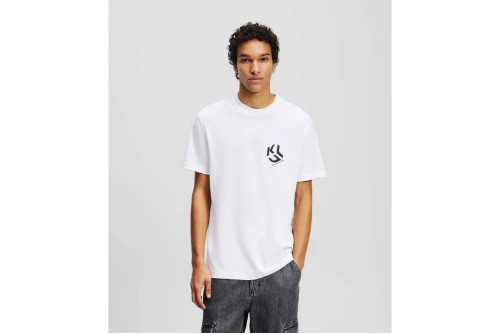 Karl Lagerfeld Monogram T-Shirt Ανδρικό (A2M17072 100)