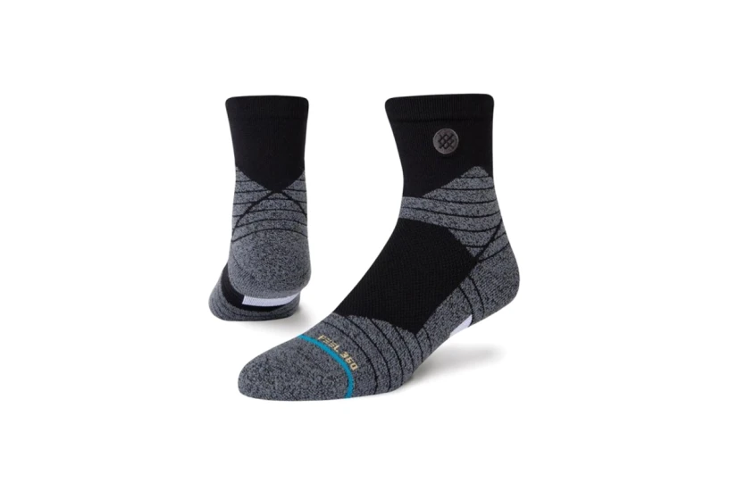 Stance Icon Sport Unisex Ψηλές Κάλτσες Μαύρες, Ανθρακί