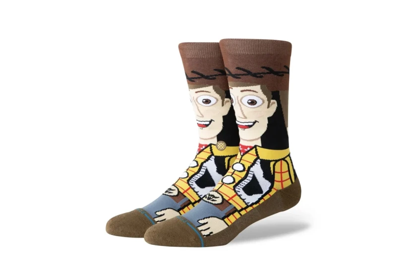Stance Woody Crew Κάλτσες μέχρι τη Γάμπα Καφέ, Διάφορα Χρώματα 1 Ζευγάρι