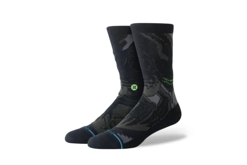 Stance Alien Crew Κάλτσες Ψηλές 1 Ζευγάρι (A545C6ALI-BLK)