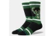 Stance Prep NBA Milwaukee Bucks Ανδρικές Ψηλές Κάλτσες Μαύρες, Πράσινες 1 Ζευγάρι