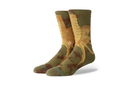 Stance Face Hugger Crew Κάλτσες Ψηλές 1 Ζευγάρι (A556C26FAC-BRN)