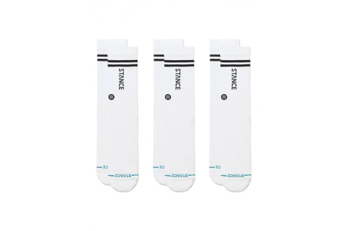 Stance Core Κάλτσες Ψηλές 3 Ζευγάρια (A556D25COR-WHT)