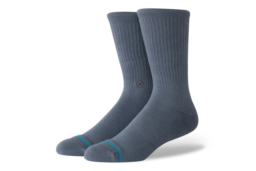 Stance Signature Crew Κάλτσες μέχρι τη Γάμπα Γκρι Σκούρο 1 Ζευγάρι