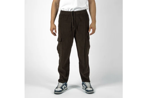 Bee Unusual Baggy Corduroy Παντελόνι Cargo Ανδρικό (AB-256019)