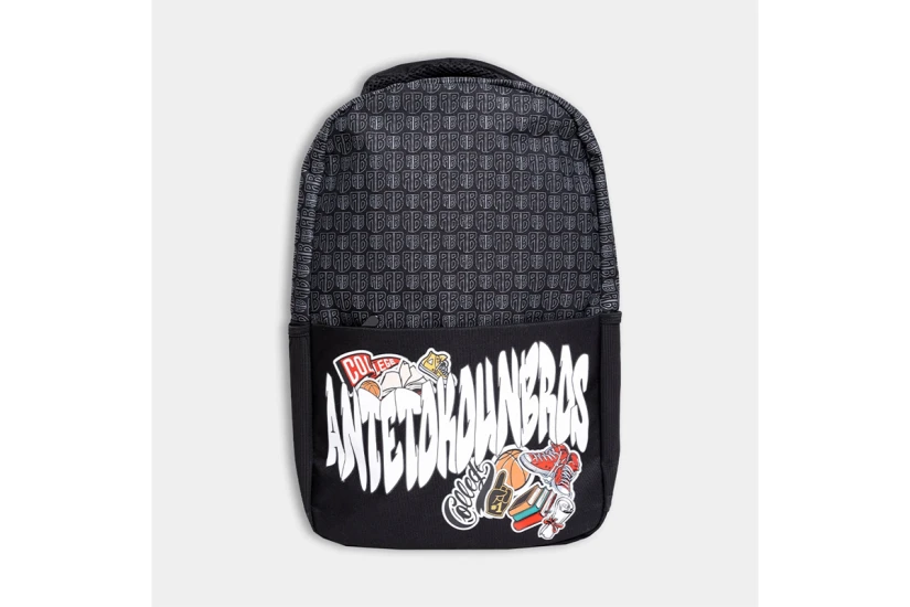 AntetokounBros Multigraffiti Backpack Μαύρο, Διάφορα Χρώματα 25L