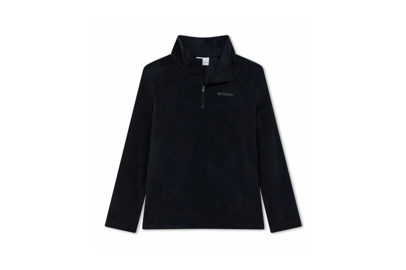 Columbia Glacial Half Zip Παιδική Μακρυμάνικη Μπλούζα με Ψηλό Λαιμό Μαύρη
