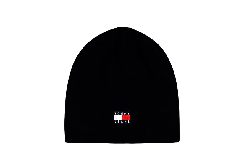 Tommy Jeans Heritage Skull Unisex Χειμερινό Σκουφάκι Μαύρο