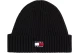 Tommy Jeans Heritage Logo Rib-Knit Σκουφάκι Χειμερινό (AM0AM13669 BDS)