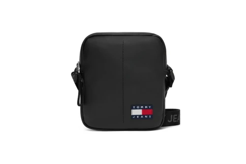 Tommy Jeans Essential Daily Pu Reporter Τσαντάκι Χιαστί - Ώμου (AM0AM13712 BDS)