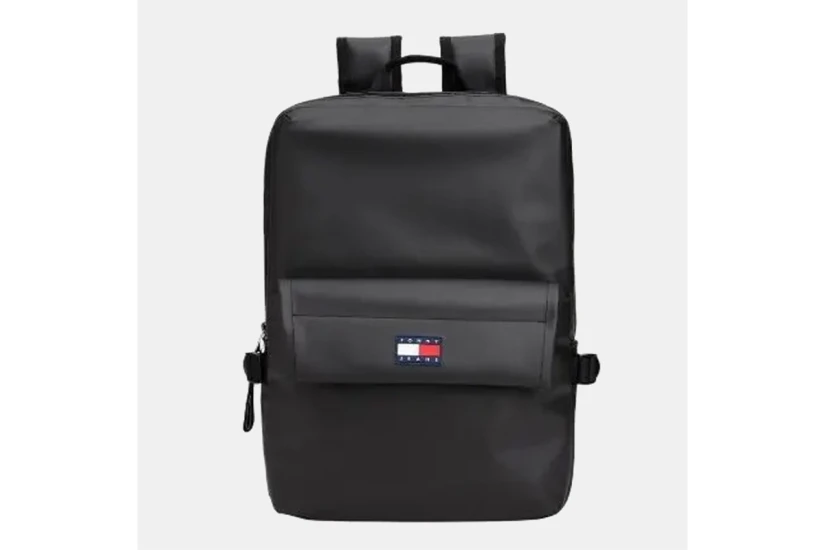 Tommy Jeans Elevated PU Backpack Μαύρο