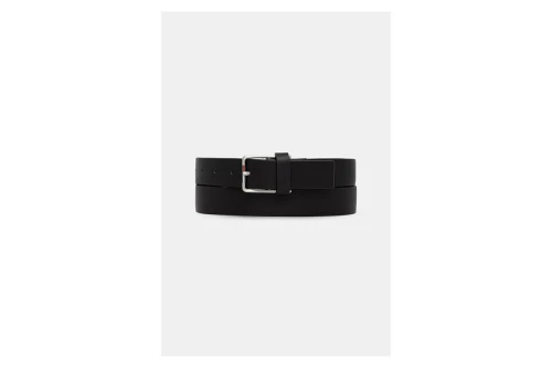 Tommy Jeans Austin Rectangular Buckle Leather Ζώνη Casual (AM0AM14459 BDS)