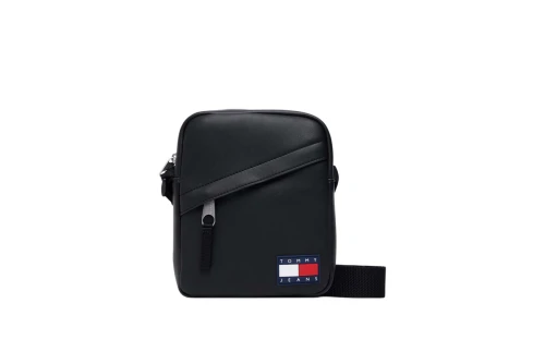 Tommy Jeans Essential Rubberised Logo Τσαντάκι Χιαστί - Ώμου (AM0AM14608 BDS)