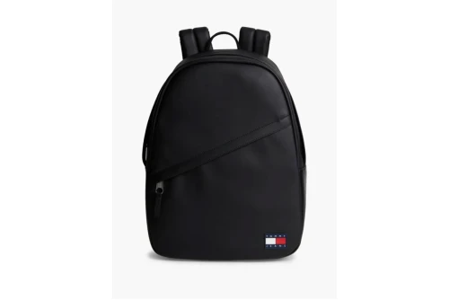 Tommy Jeans Essential Rubberised Logo Dome Τσάντα Πλάτης Casual (AM0AM14620 BDS)