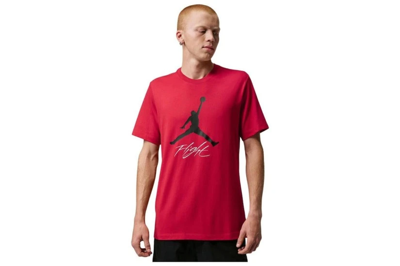Jordan Jumpman Flight Ανδρικό Κοντομάνικο T-Shirt Κόκκινο