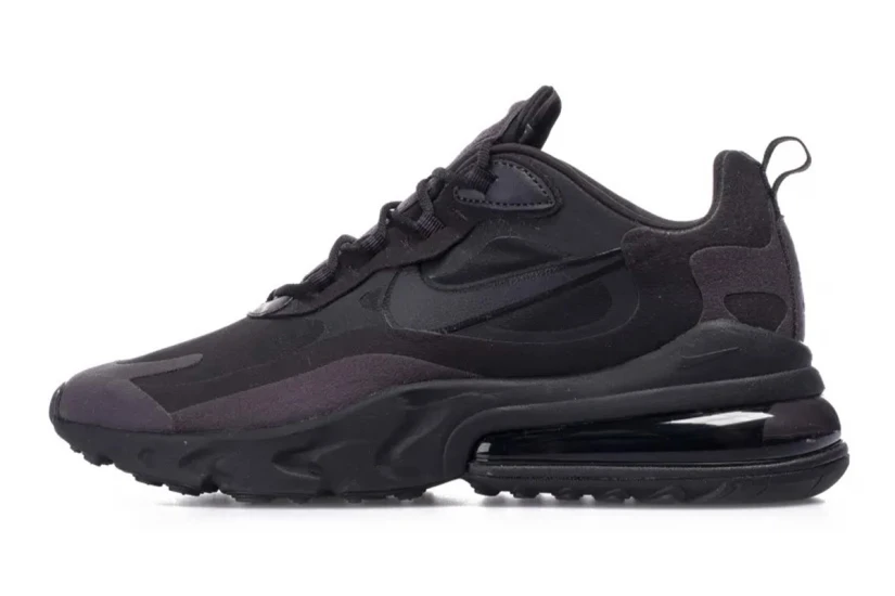 Nike Air Max 270 React Ανδρικά Sneakers Μαύρα