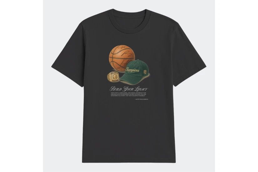 AntetokounBros Legacy Ανδρικό Κοντομάνικο T-Shirt Μαύρο
