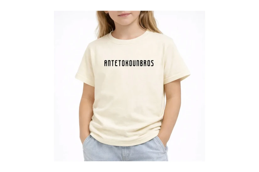 AntetokounBros Baseline Παιδικό Κοντομάνικο T-Shirt Λευκό