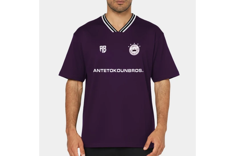 Antetokounbros Jersey Ανδρικό Κοντομάνικο T-Shirt Μωβ