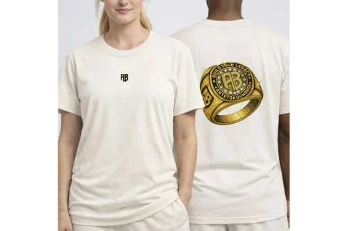 Antetokounbros Championship Oversized Ring T-Shirt Ανδρικό (APUN262U19 OFF WHITE)