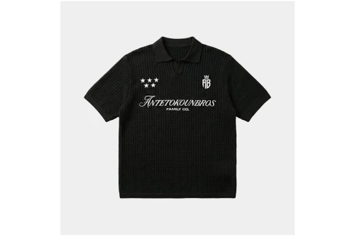 Antetokounbros Knitted Oversized Polo Ανδρικό (APUN262U35 001)