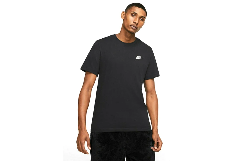 Nike Sportswear Club Ανδρικό Κοντομάνικο T-Shirt Μαύρο