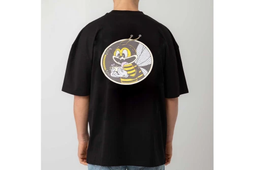 Bee Unusual High Flowers Oversized T-Shirt Ανδρικό (AT-253345)