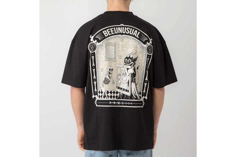 Bee Unusual Vanity Ανδρικό Κοντομάνικο T-Shirt Μαύρο