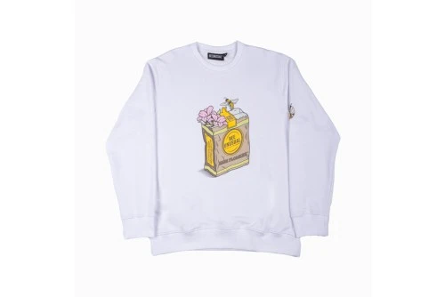Bee Unusual High Flowers Crew Neck Ft Μπλούζα Με Λαιμόκοψη Ανδρική (AT-256665)