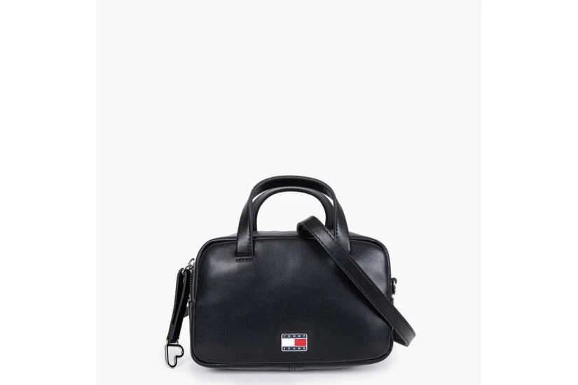 Tommy Jeans City Trunk Γυναικείο Τσαντάκι Χιαστί - Ώμου Μαύρο
