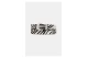 Tommy Jeans Zebra Print Abstract Buckle Γυναικεία Δερμάτινη Casual Ζώνη Λευκή, Μαύρη