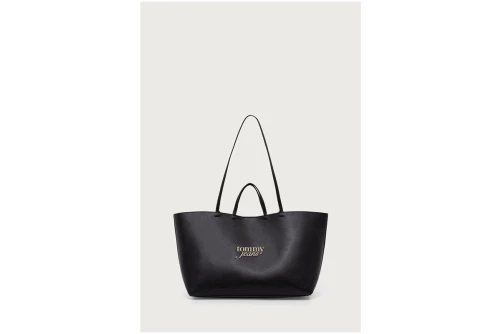 Tommy Jeans Essential Contrast Logo Τσάντα Tote (AW0AW19051 BDS)