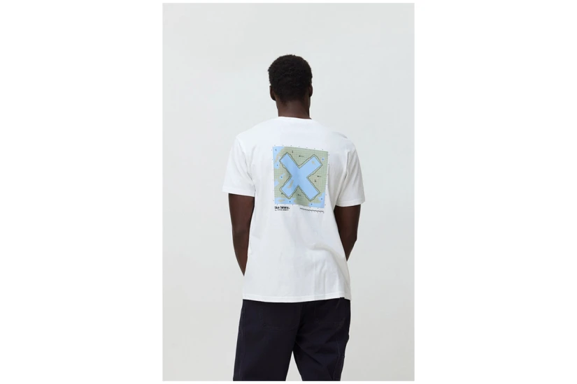 Blue Banana Map T-Shirt Ανδρικό (AW26UG011MAPWH00)