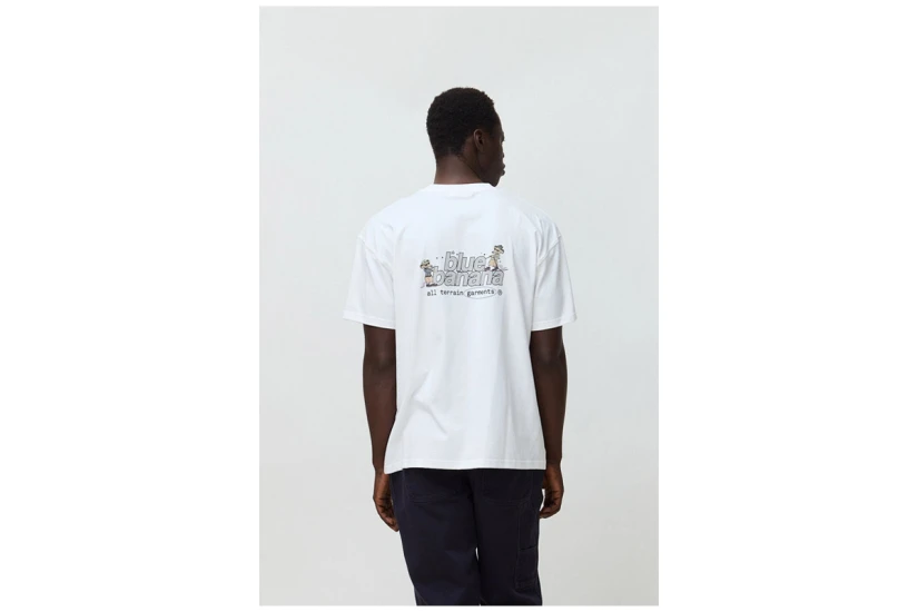 Blue Banana Team Ανδρικό Κοντομάνικο T-Shirt Λευκό, Διάφορα Χρώματα