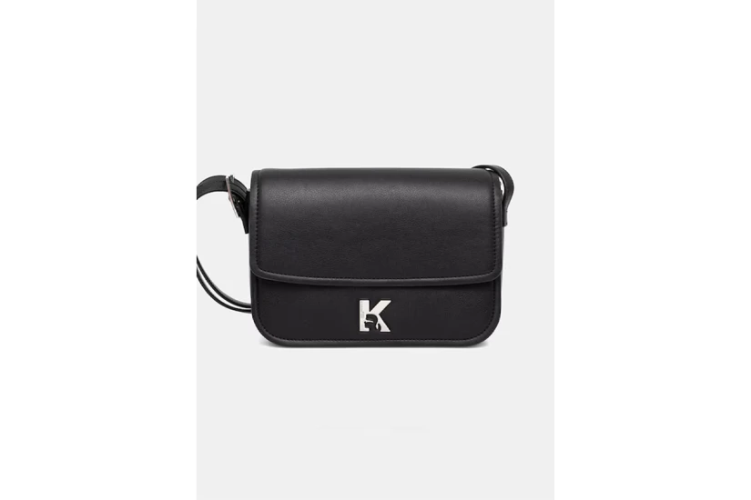 Karl Lagerfeld K Logo Γυναικεία Τσάντα Ώμου Μαύρη