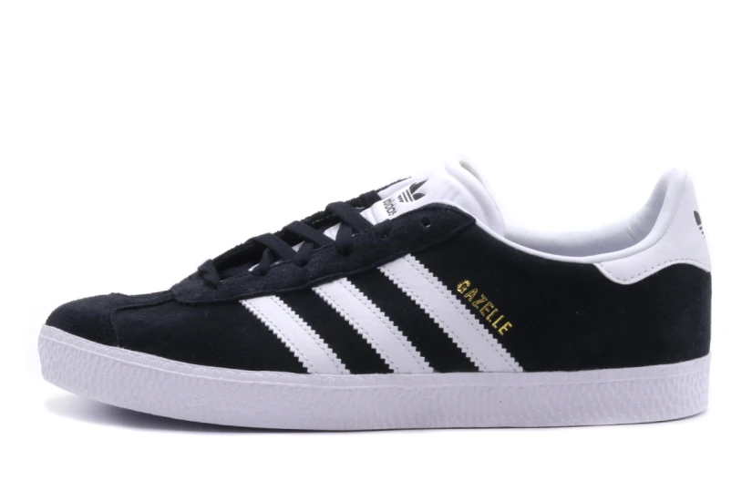 Adidas Originals Gazelle Παιδικά Sneakers Μαύρα, Λευκά