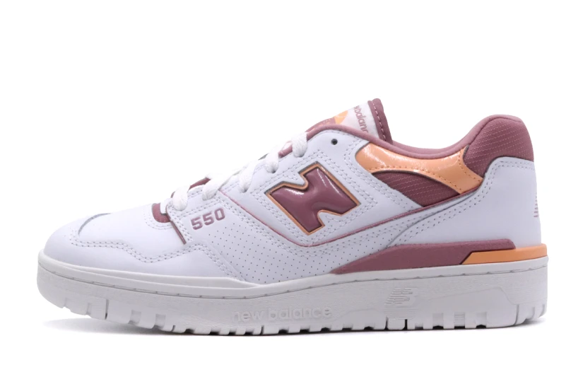 New Balance 550 Παπούτσια Λευκά, Σάπιο Μήλο
