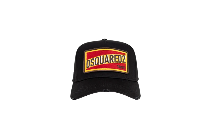 Dsquared2 Logo Patch Καπέλο Strapback Μαύρο, Διάφορα Xρώματα