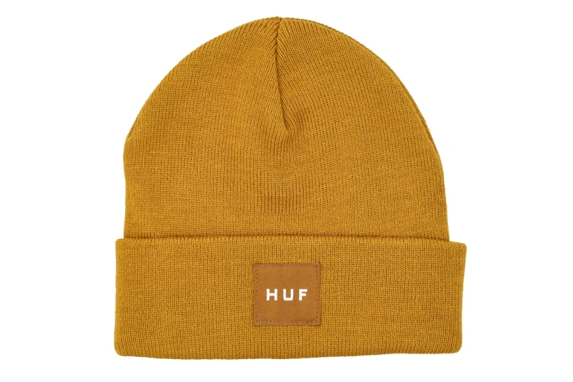 Huf Set Box Unisex Χειμερινό Σκουφάκι Μουσταρδί
