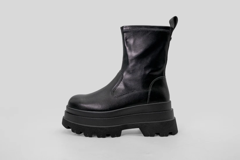 Buffalo Jupiter Sock Boot Μποτάκια Μαύρα